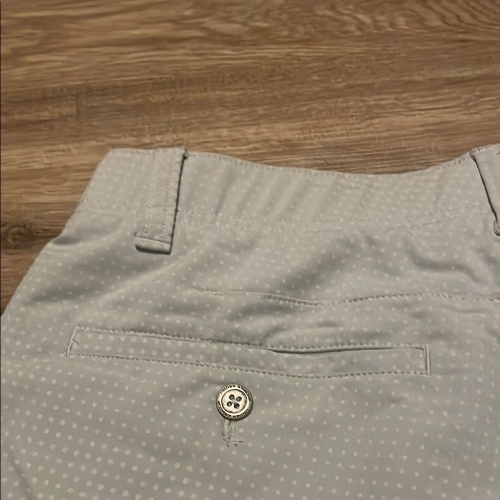 Light gray Flat Front Casual Shorts - Picture 7 of 8